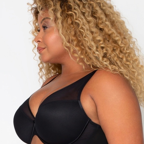 Curvy couture mesh T-shirt bra NWOT - Picture 2 of 3